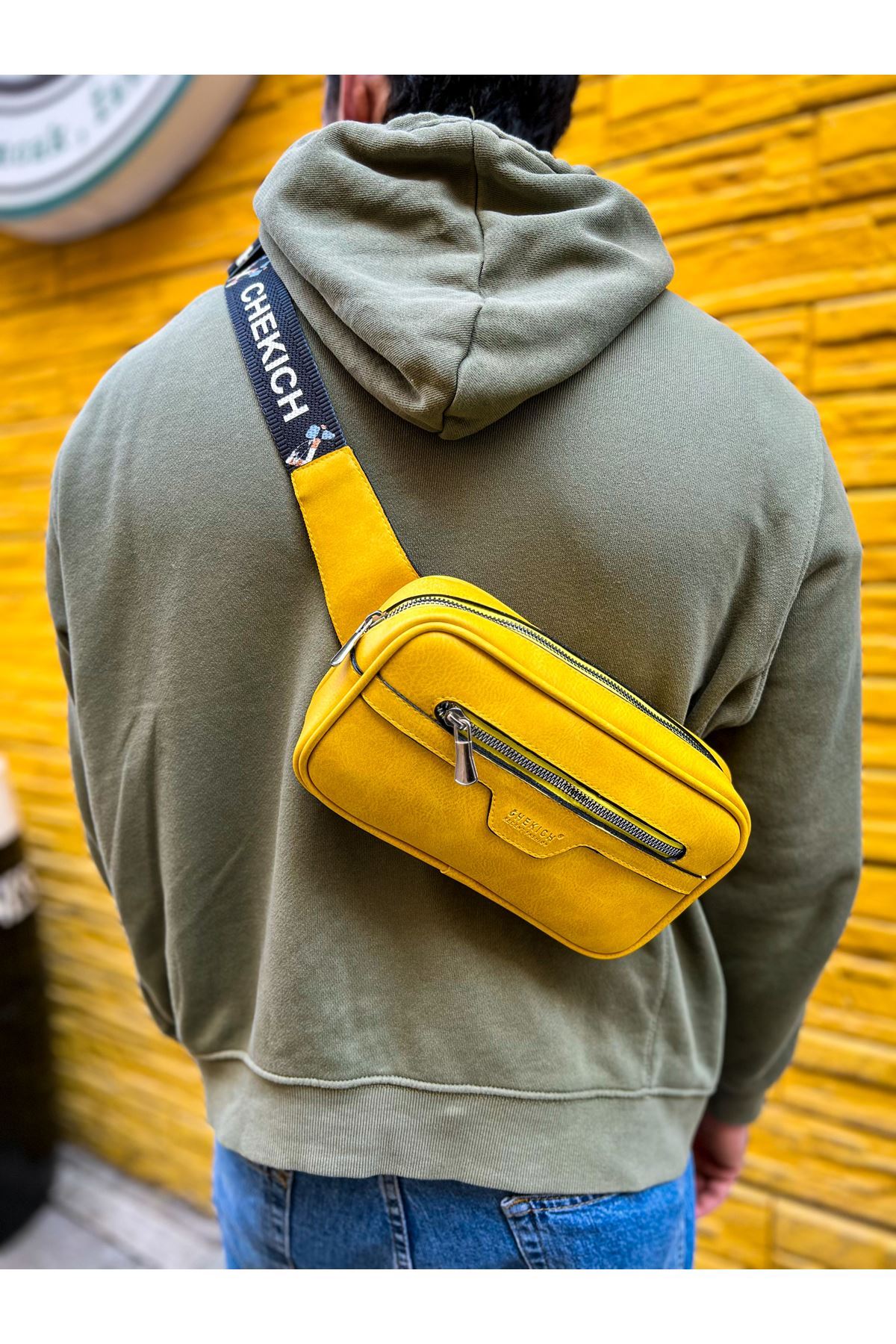 CH101 - Poani Tablet Erkek Çanta SARI