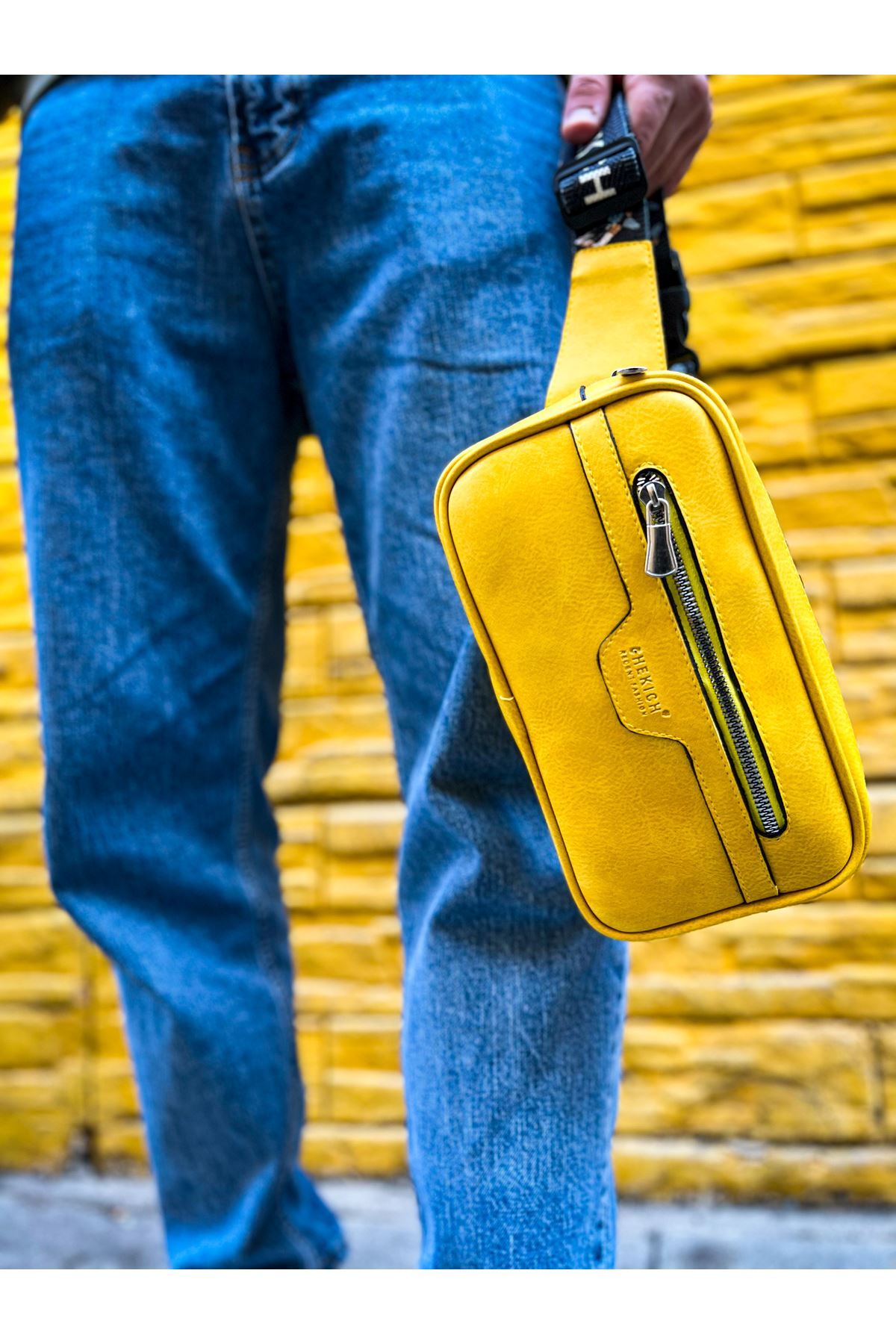CH101 - Poani Tablet Erkek Çanta SARI