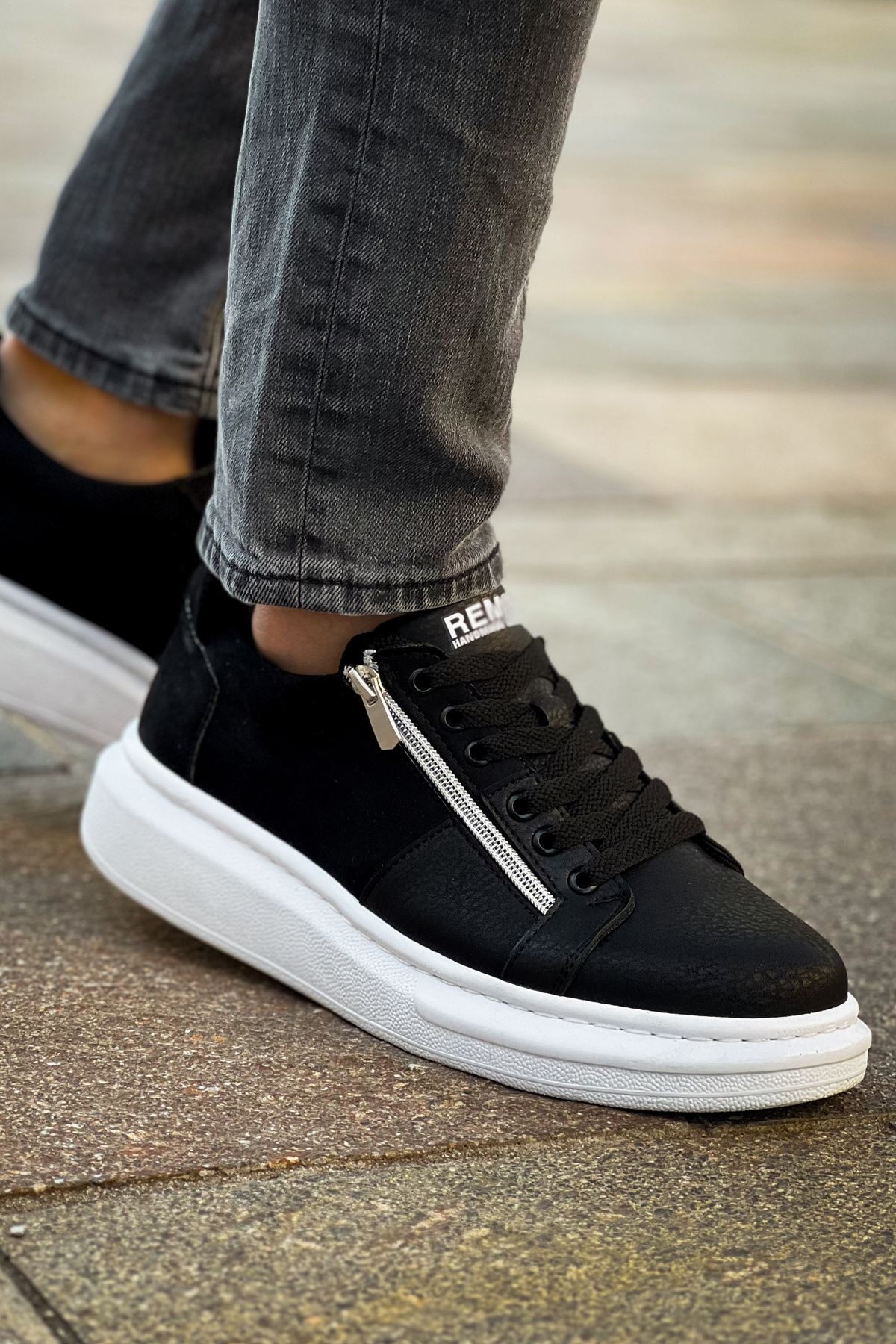 RS601 - Lüx Süet Erkek Ayakkabı SIYAH
