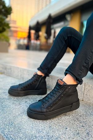 CH167 - GST Blazer Erkek Bot SIYAH/SIYAH