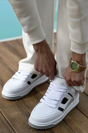 CH2410 - CBT Avax  Erkek Spor Ayakkabı BEYAZ/SIYAH