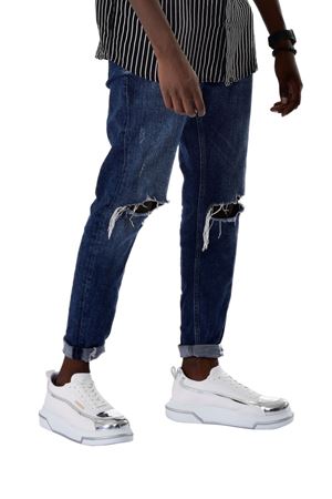 CH241 - CBT Signature Line Up Erkek Ayakkabı BEYAZ/GUMUS