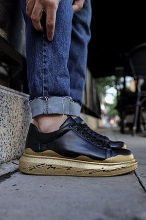 CH254 - CST Pittura Erkek Ayakkabı 482 GOLD YALDIZ TABAN