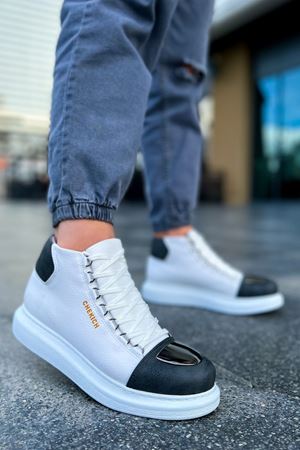 CH267 - GBT Roma Mirror Erkek Bot BEYAZ/ANTRASIT