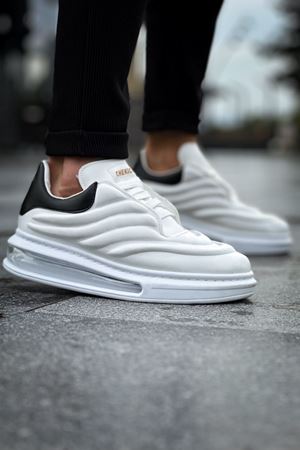 CH299 - GBT Sollıevo Erkek Ayakkabı BEYAZ/SIYAH