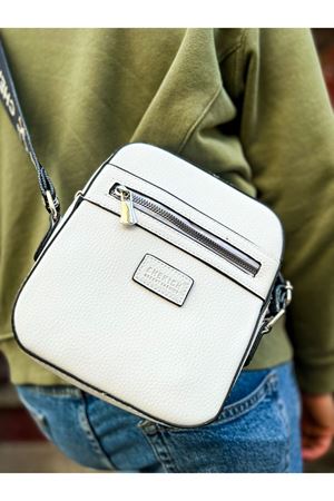 CH102 - Stealht Kare Erkek Çanta BEYAZ