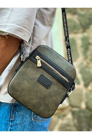 CH102 - Stealht Kare Erkek Çanta SIYAH / HAKI