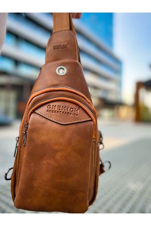 CNT008 - Cilt Deri Erkek Omuz Çantası TABA