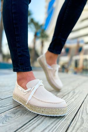 CH311 - Espadril Erkek Ayakkabı BEJ