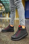 CH111 - GST Milano Erkek Bot SIYAH/KIRMIZI