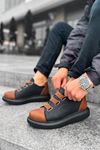 CH253 - CST Mirror Non Man Sneakers SIYAH/TABA