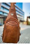 CNT008 - Cilt Deri Erkek Omuz Çantası TABA