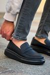 Robert - RS615 Siyah Erkek Loafer Ayakkabı SIYAH ST