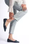 Clara Kadın Lacivert Babet Ayakkabı